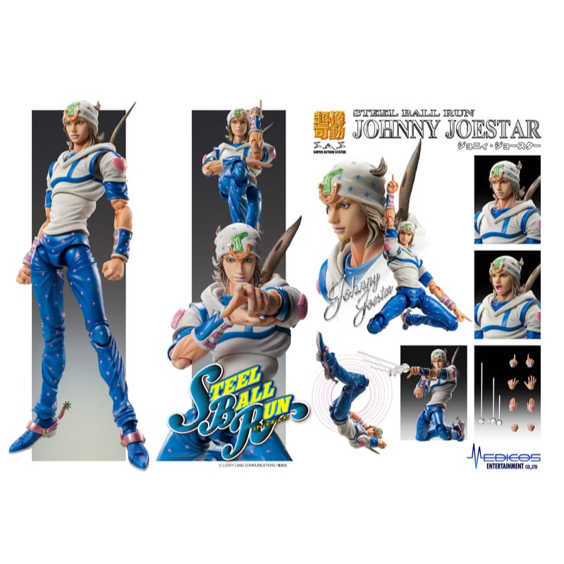 預購 超像可動 JOJO的奇妙冒險第七部 飆馬野郎 喬尼 喬斯達 再版