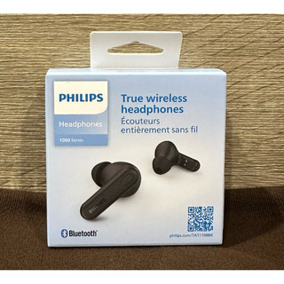 代購 便宜賣PHILIPS 人體工學舒適型真無線藍牙耳機-TAT1108黑色