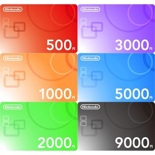 NS 日本 Nintendo eShop 數位序號 儲值 任天堂 Switch 500 1000 2000