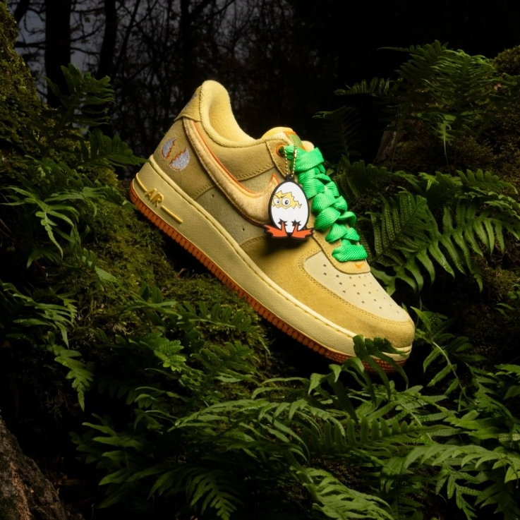 🎯輕氧 Nike  x DOAF Air Force 1 Duck or Egg 小黃鴨 板鞋 休閒鞋 男女同款 黃色