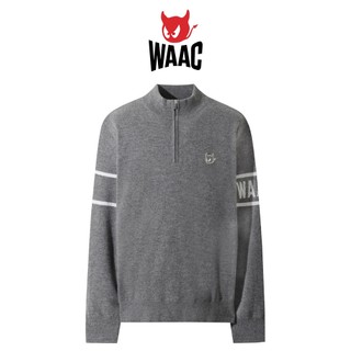【WAAC】WOOL HALF ZIP SWEATER 男士 半開襟毛衣