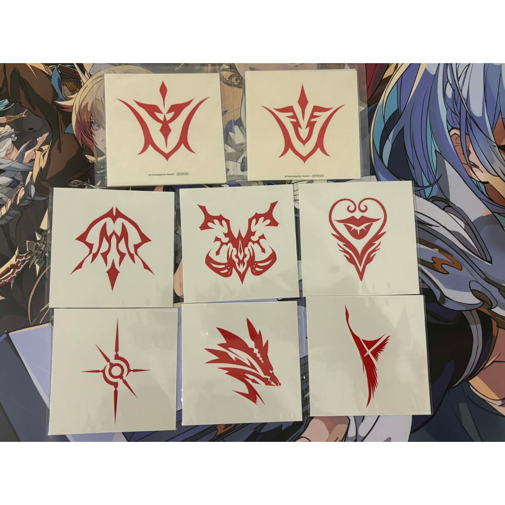 Fate/ Grand Order FGO 2026電玩展 令咒紋身貼