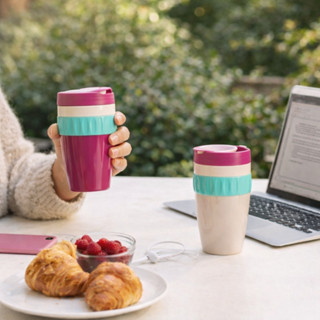 瑞典 Sagaform Tritan 環保隨行杯400ml/無毒耐熱/環保杯【Aelgmark】