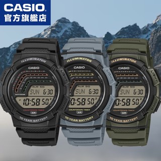 卡西歐 CASIO / WS-1800 / 數位系列 (附錶盒) 寬大顯示幕【官方直營】