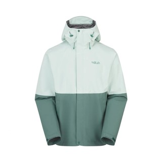 英國 Rab Downpour Jacket Pertex 防風防水登山外套 男款 M 薄荷/鼠尾草綠（全新）