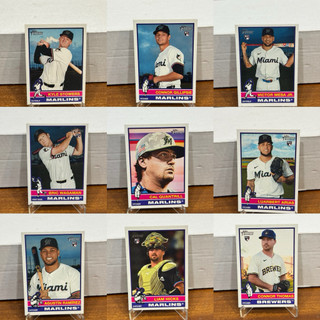 2025 Topps Heritage high Number Baseball-馬林魚/釀酒人/遊騎兵/響尾蛇/巨人
