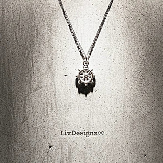 LivDesignz | 現貨 | 義大利925純銀項鍊 | 純銀海洋系列｜Sea｜純銀船舵項鍊 | 附絨布盒
