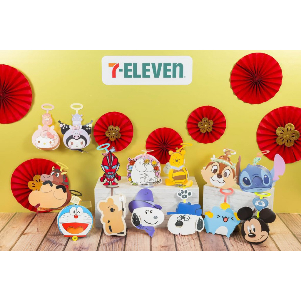 7-11 2026「卡通元宵燈籠」14款馬年蠟筆小新 咖波 矮袋鼠 史迪奇 歐拉夫 史努比 維尼 凱蒂貓 酷洛米 現貨