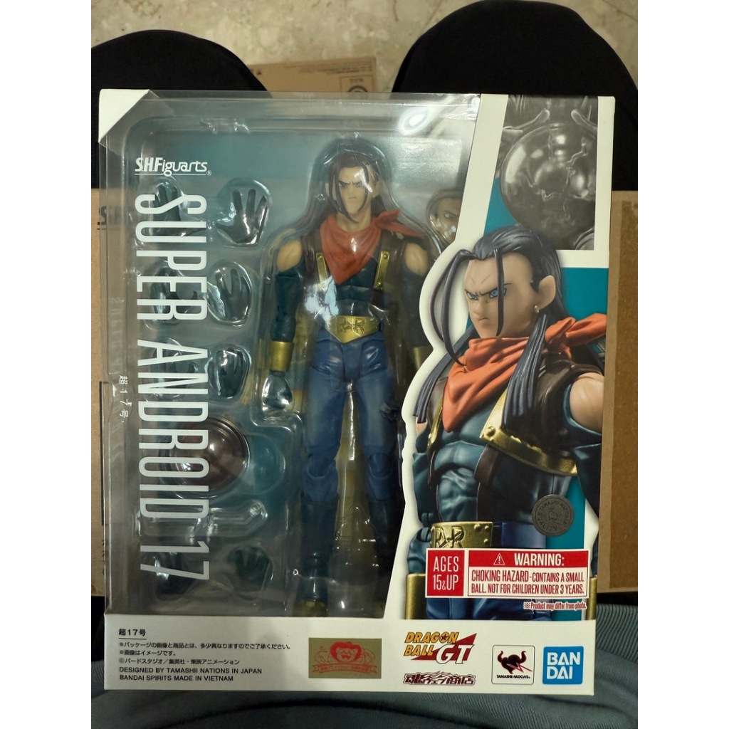 (搬家大出清)現貨全新未拆 魂商店限定 SHF 七龍珠GT 超級17號 超17號-請先看說明