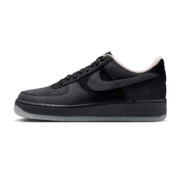 胖達）NIKE AIR FORCE 1 AF1 麂皮 柔軟皮革 膠底 休閒鞋 IQ9791-001 深煙灰 男女鞋