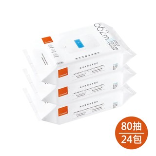 combi 海洋深層水柔濕巾80抽(厚)3入組x8組(24包)箱購【麗兒採家】