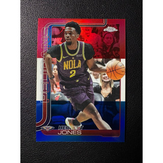 【鵜鶘核心】Herbert Jones 2025 Topps Chrome 紅白藍 三色亮 球員卡