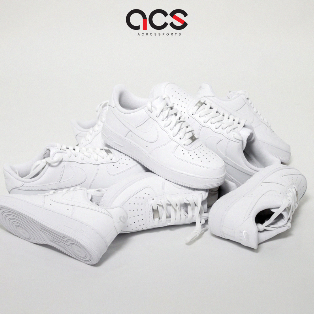 Nike 休閒鞋 Air Force 1 07 全白 白 男鞋 女鞋 任選 AF1 基本款 運動鞋 小白鞋 [ACS]