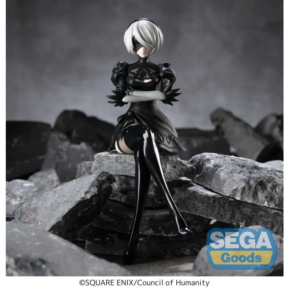 🌀日版客🌀 日版 尼爾 自動人形 SEGA 坐姿 2B 景品 公仔