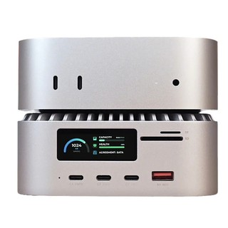 ㊣USA Gossip㊣ RayCue Mac Mini M4 多功能底座 擴充座