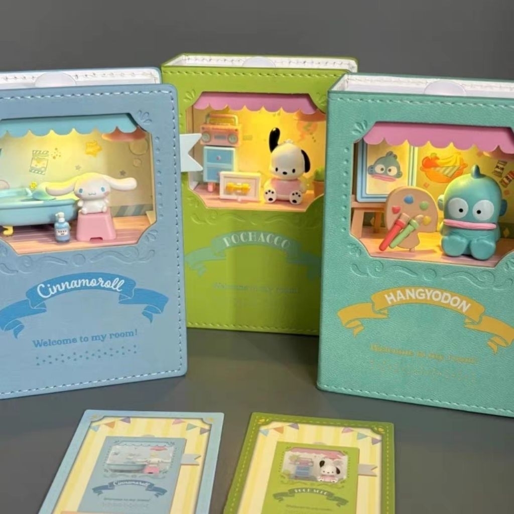 新品現貨❤️ 三麗鷗 音樂魔法書 盲盒確認款 音樂盒超萌可亮燈 現貨速發 凱蒂貓 大耳狗 帕恰狗 美樂蒂 大耳狗 醜魚