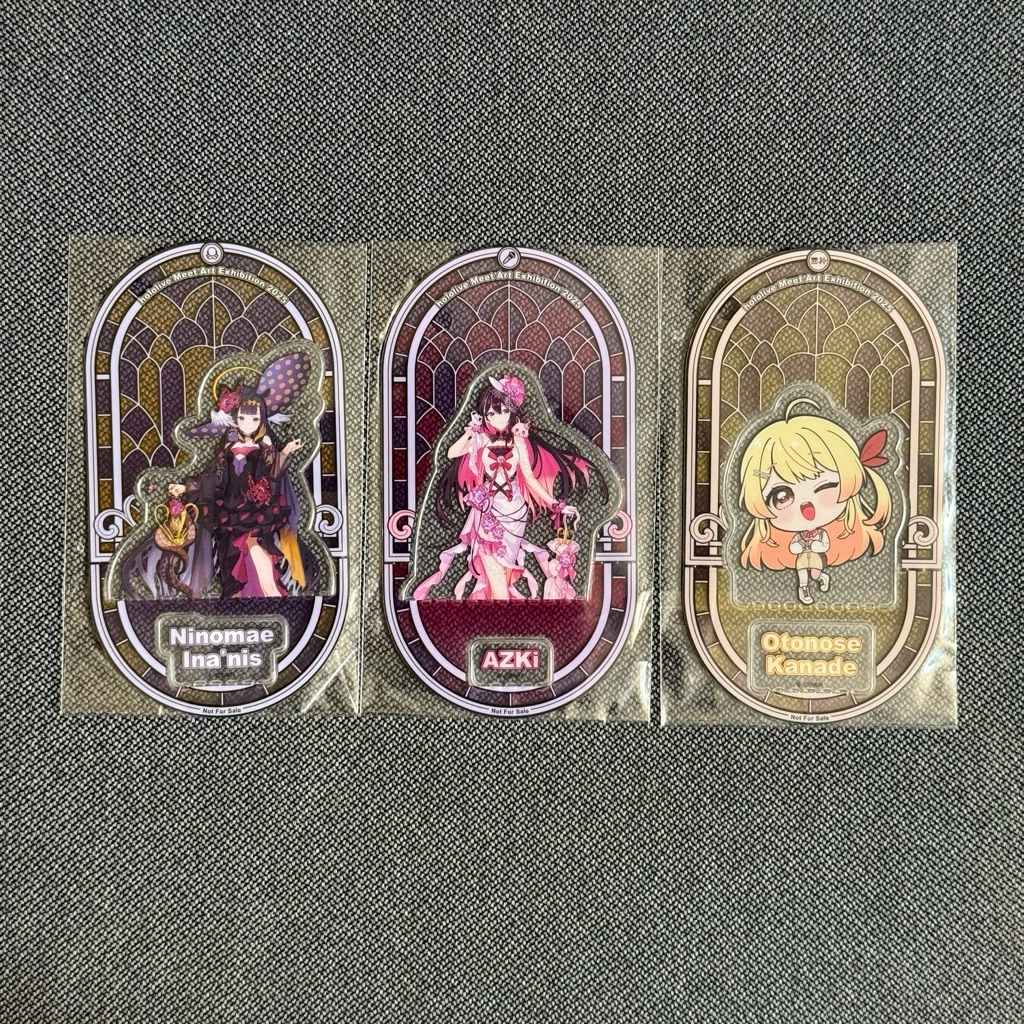 <天天好心情> Hololive Meet 壓克力立體透卡 滿額特典 Ina Azki 音乃瀨奏 馬自立 Zeta