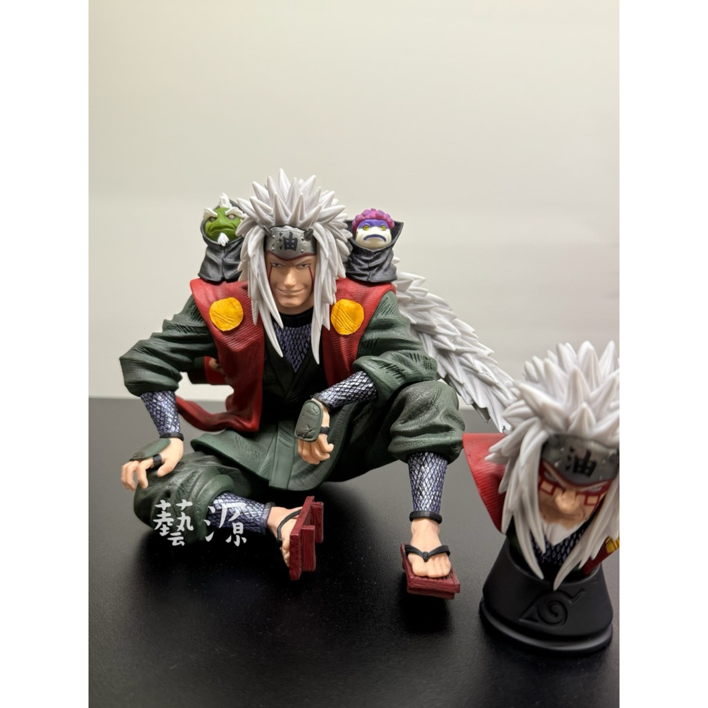 【藝源】 火影忍者 自來也 蛤蟆 公仔 自來也公仔 手辦 火影公仔 雕像 GK 手辦 潮玩 擺件 禮物 生日禮物 裝飾