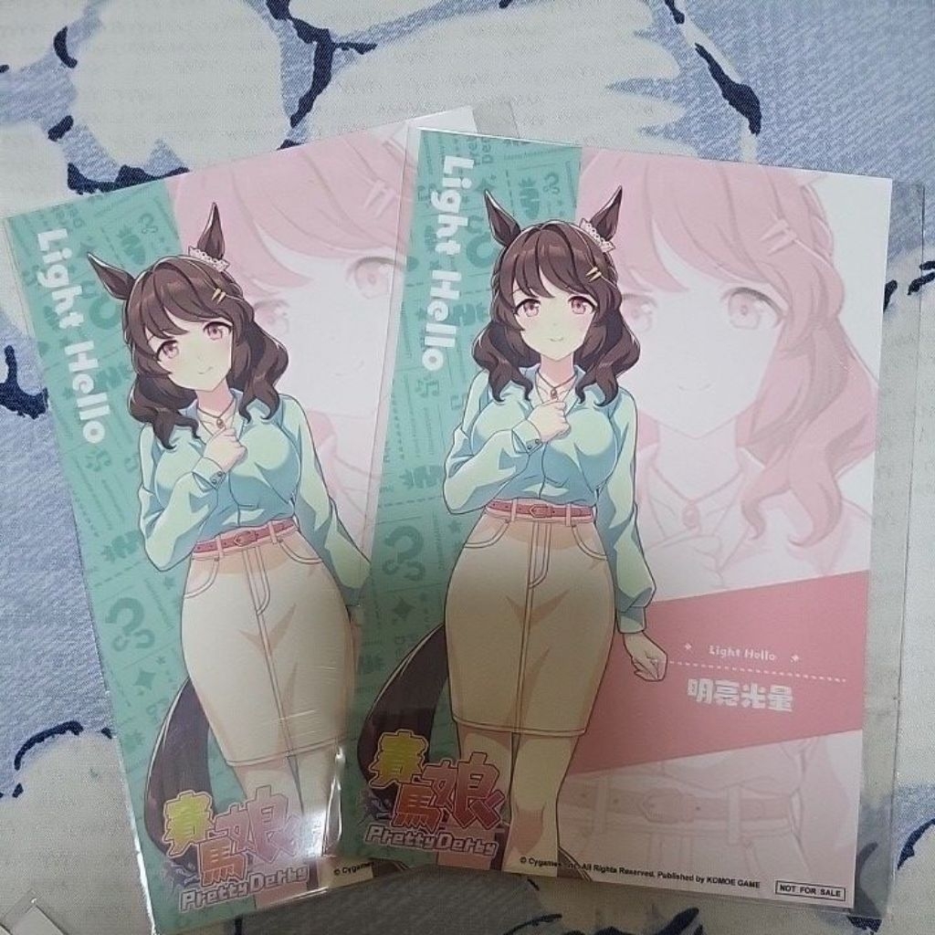 最新！電玩展 賽馬娘 Pretty Derby！醒目飛鷹 明亮光暈 愛麗速子！周邊 明信片 數量有限！
