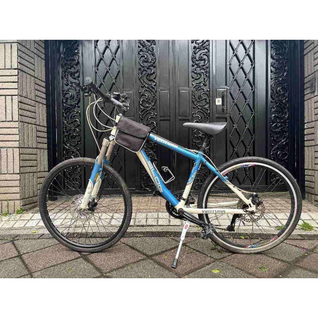 只賣$9800元二手VENTURA27速，變速26吋自行車,改裝電動輔助自行車 電動腳踏車，全新電機輪，含全新鋰電池