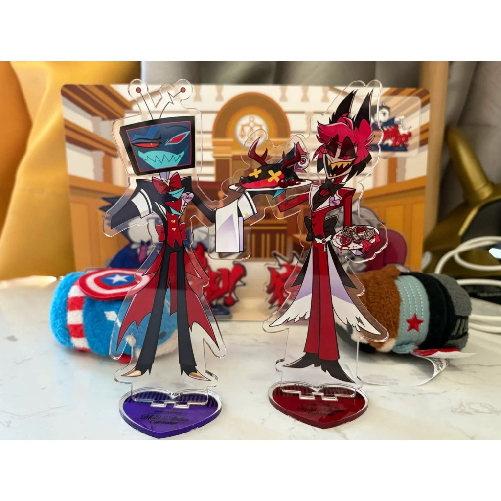 地獄旅館 CAFE 惡魔 阿拉斯托 Alastor Husk 壓克力 立牌 Hazbin Hotel Vox 瓦倫提諾