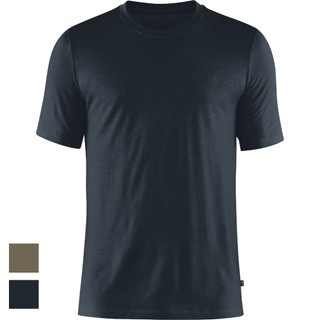 Fjallraven 瑞典 北極狐 男 Abisko Wool 短袖 美麗諾羊毛排汗衣 87193 綠野山房