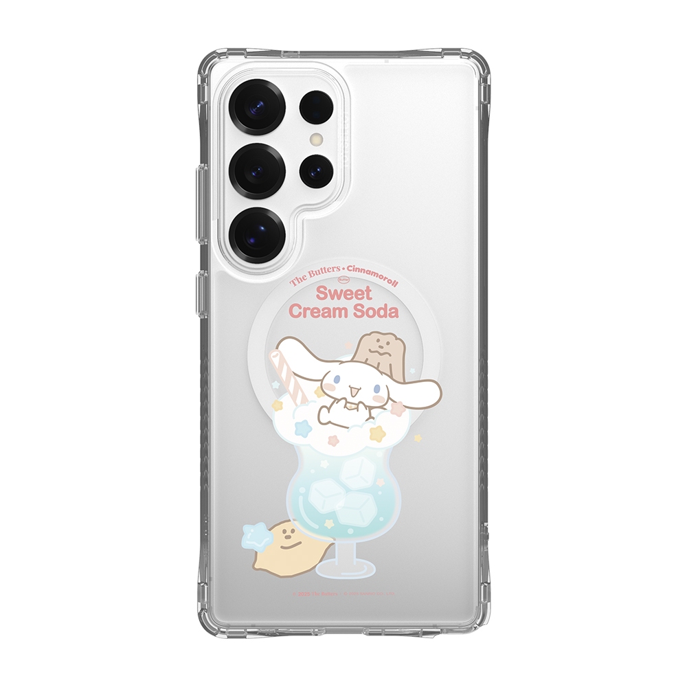 【TOYSELECT】奶油家族x大耳狗奶油蘇打防摔透明SAMSUNG手機殼