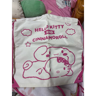 二手 HELLO KITTY and CINNAMOROLL帆布包 後背包