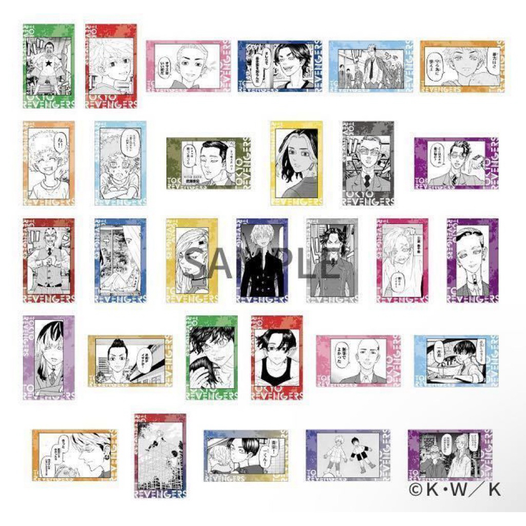 ［健薯寶寶］日版 東京復仇者 原畫 透卡 小卡 原畫展 札幌限定 mikey 黑髮 佐野萬次郎 三谷 灰谷蘭 龍膽 三途