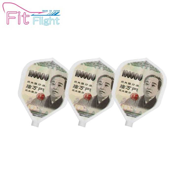 【AA飛鏢專賣店】Fit Flight (厚鏢翼) GLIMSTER YUKICHI 諭吉 [Shape]