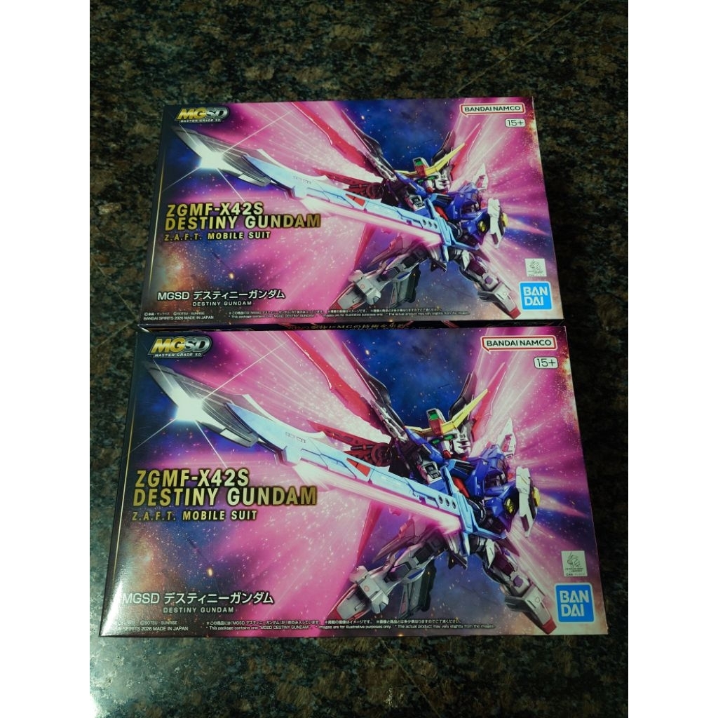 現貨 萬代 鋼彈SEED DESTINY MGSD ZGMF-X42S 命運鋼彈 DESTINY GUNDAM 真 飛鳥