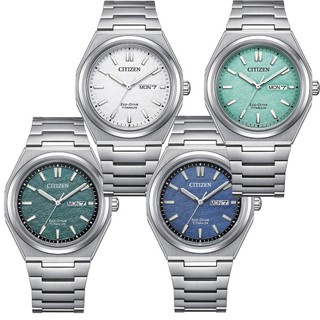 CITIZEN星辰 GENT'S 限量 鈦金屬 光動能男錶 39.5MM 四色可選 (AW0130系列)