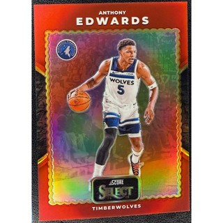 球員卡 蟻人 Anthony Edwards 2024-25 Select Score Red Prizm 限量99
