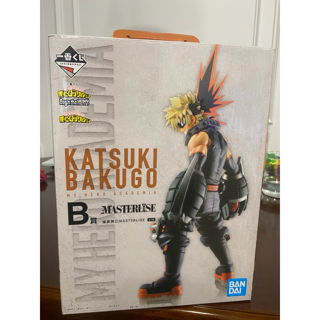 日版 一番賞 B賞 爆豪勝己 我的英雄學院 我英 切島銳兒郎荼毘死柄木弔奮進人霍克斯 公仔 模型 爆豪勝己公仔