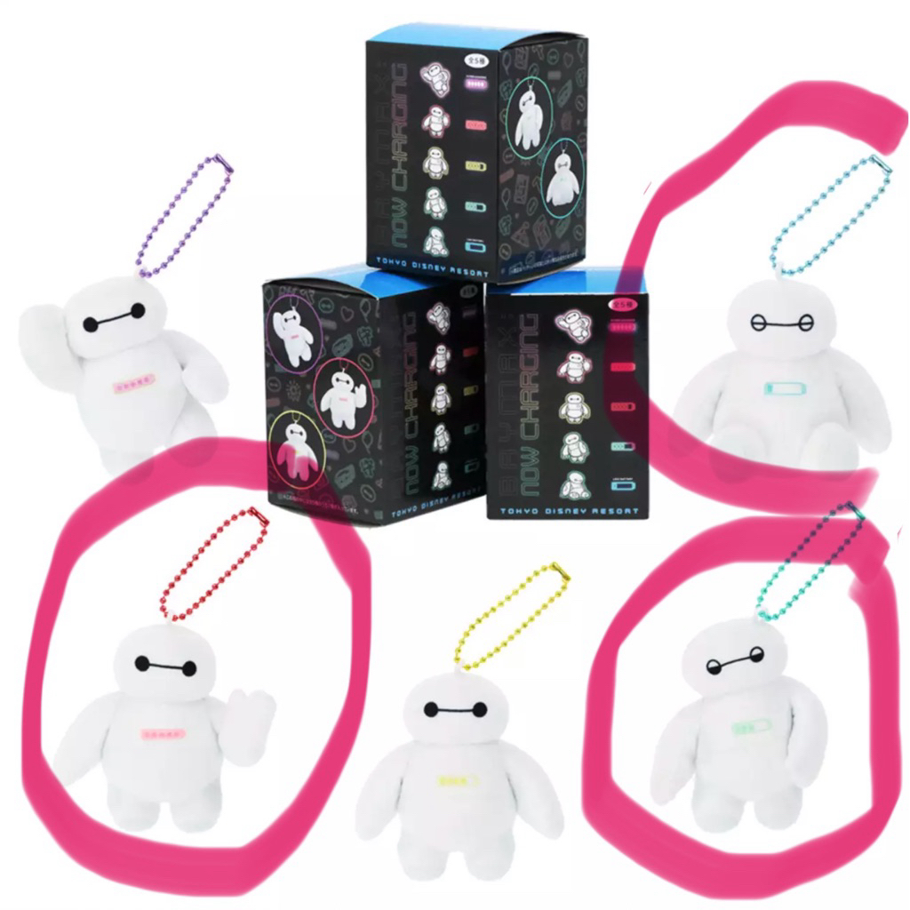 ♥️ 日本迪士尼樂園 絕版 大英雄天團 baymax 杯麵 電力 大白 娃娃 吊飾 盲盒 ♥️