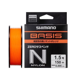 【民辰商行】2025年 Shimano LA-C53Y BASIS橘色 ZERO懸浮線 150m 尼龍母線 尼龍線
