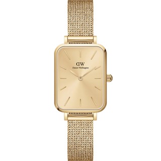 Daniel Wellington DW 女錶-20x26mm Quadro 極簡方形米蘭帶女錶 DW00100485