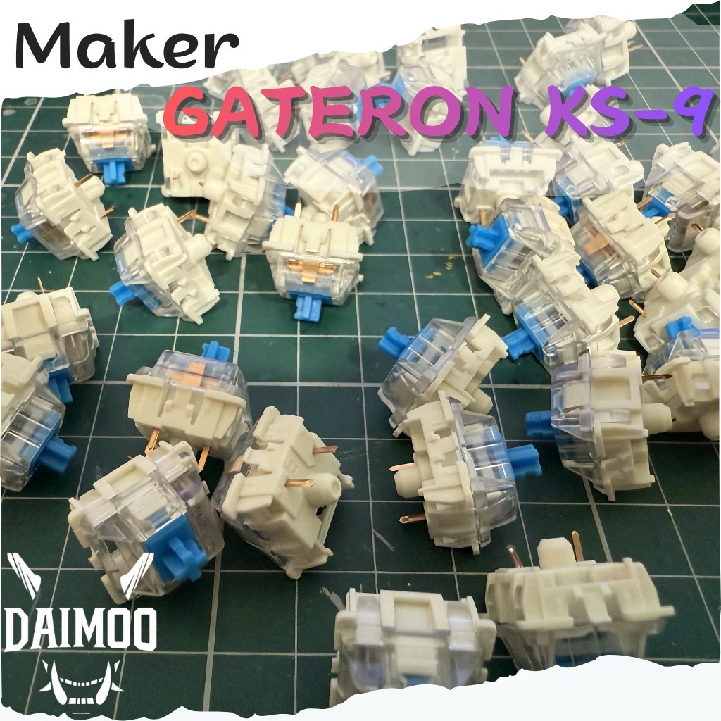 Gateron 佳達隆 KS-9 鍵軸 青軸 機械鍵盤 軸體 DIY 創客 現貨台灣出貨