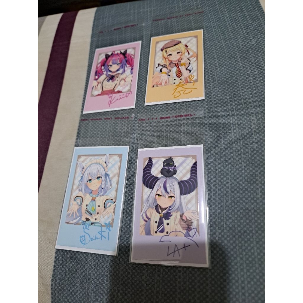 特寫 白上吹雪 拉普拉斯 VIVI 音乃瀬奏 拍立得 Hololive 背面有白紙卡保護