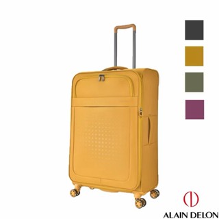 ALAIN DELON 亞蘭德倫 超輕量 布面行李箱 前開式 可廉航 TSA密碼 可擴充 19吋 24吋 28吋 免運