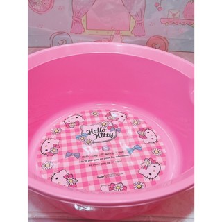 ♥小花花日本精品♥現貨 Hello kitty 圓形臉盆 水盆 臉盆 洗漱盆 洗衣盆~8