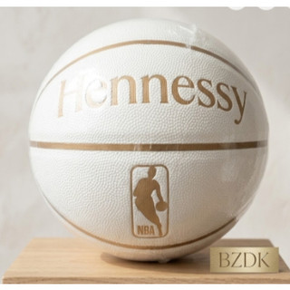 全新 軒尼詩 Hennessy x NBA 2021/2022 聯名限量版籃球 - 白底金邊