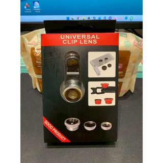 UNIVERSAL CLIP LENS 三合一手機鏡頭 LQ-001 手機鏡頭 廣角 微距 魚眼 攝影 單眼 夾鏡 配件