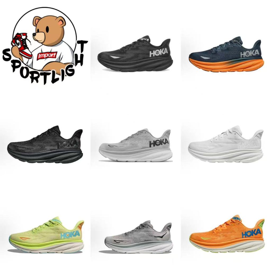 SPORTLIGHT✈️HOKA CLIFTON 9 男鞋 女鞋 慢跑鞋 運動鞋 休閒鞋 網面 耐磨 長跑