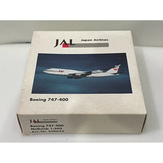 herpa wings 1/500 日本航空 JAL 波音 747-400 飛機 500623