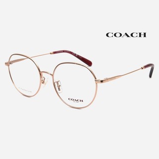 COACH HC5180TD 蔻馳品牌眼鏡｜簡約舒適高級感文藝氣質純鈦圓形眼鏡架 女生品牌眼鏡框【幸子眼鏡】