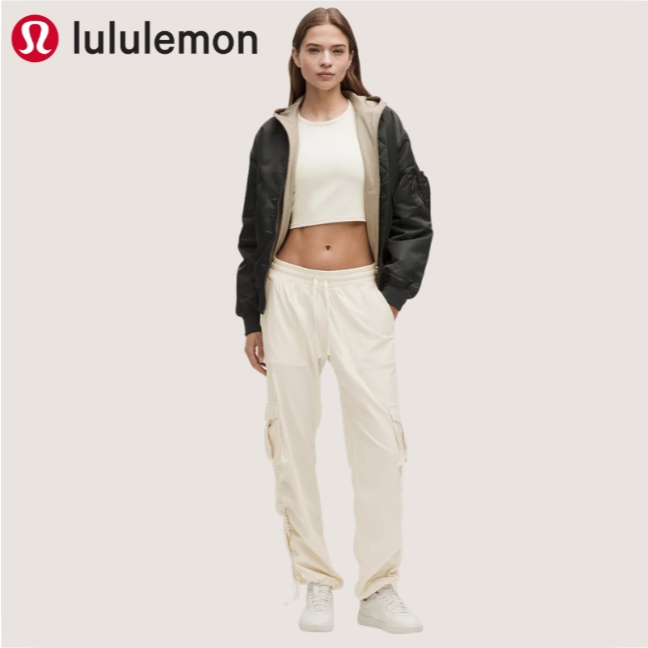 【other more 特選潮流】加拿大運動品牌 LULULEMON Dance Studio 寬鬆亞洲剪裁中腰工裝長褲
