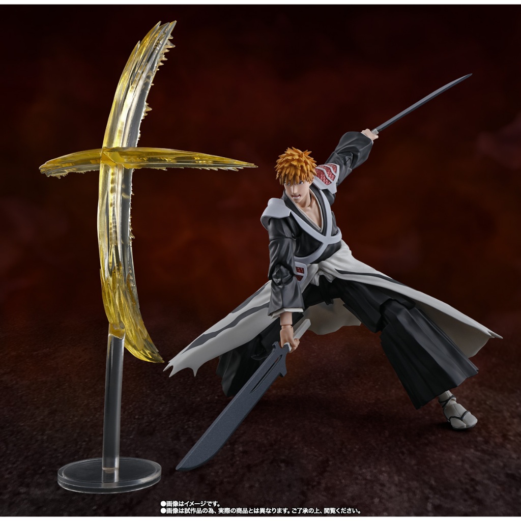 萬代 S.H.F SHF 死神 黑崎一護 二刀斬月 可動完成品 豬帽子模型玩具