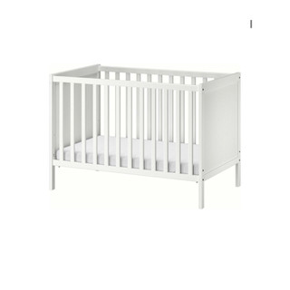 IKEA SUNDVIK 白色 嬰兒床 KRUMMELUR 嬰兒床用 泡棉 床墊