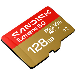 SANDISK Extreme GO 128G microSDXC U3 UHS-I V30 4K 記憶卡 代理商公司貨